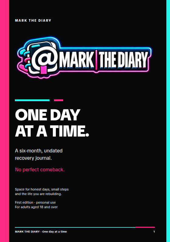 One Day At A Time: the branded six month digital journal cover